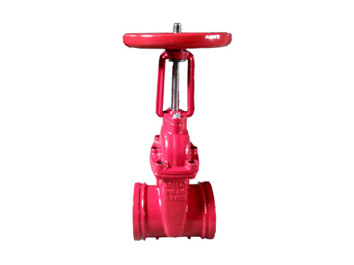 沟槽明杆软密封闸阀